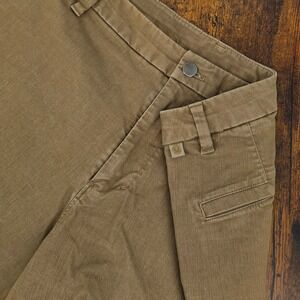 Lululemon Commission Shorts 7" Mens 36 Brown Classic Fit Oxford Artifact
